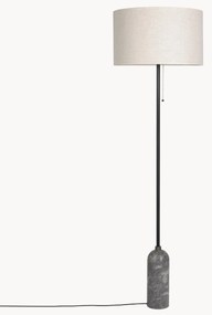 Candeeiro de pé regulável com base em mármore Gravity