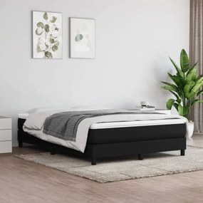 vidaXL Colchão de molas ensacadas 140x190x20 cm tecido preto