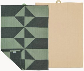 Panos em algodão Twist, conjunto de 2