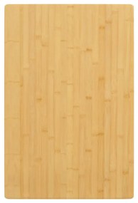 Tampo de mesa 60x100x1,5 cm bambu