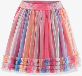 Saia de tule arco-íris Happy Girls para menina multicolor