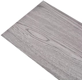 Tábuas soalho PVC não-autoadesivo 5,26 m² 2 mm cinzento-escuro