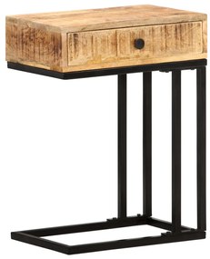 Mesa de apoio formato em U 45x30x61 cm mangueira maciça