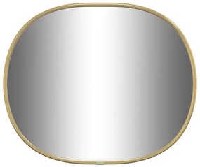 Espelho de parede 30x25 cm dourado