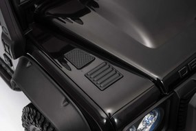 Jipe elétrico para crianças Land Rover Defender 110 SVX 12V, 4X4, luzes LED, bateria de lítio, licença ORIGINAL Preto