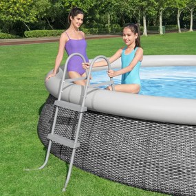 Bestway Escada para piscina com 2 degraus Flowclear 84 cm