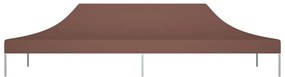Teto para tenda de festas 6x3 m 270 g/m² castanho