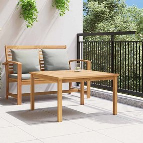 Mesa de centro Castanho 85 x 85 x 45 cm Madeira de teca sólida