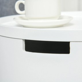 Mesa de Apoio Tamp – Branco – Design Nórdico