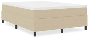 Cama Box vidaXL Verde Claro Cinza 160x200 cm Tecido Canelado