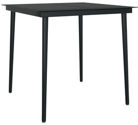 3 pcs conjunto de jantar p/ jardim com almofadões vime PE bege