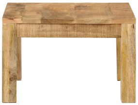 Mesa de centro 55x55x35 cm madeira de mangueira maciça
