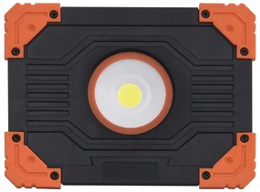 Holofote portátil c/ iluminação LED 10 W ABS branco frio