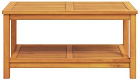 Mesa de Café 110x55x45 cm Madeira de Acácia Maciça