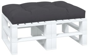 Almofadão para móveis de paletes 120x80x12 cm tecido antracite