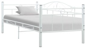 vidaXL Estrutura sofá-cama 90x200 cm metal branco