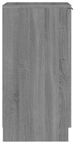 Sapateira 30x35x70 cm derivados de madeira sonoma cinza
