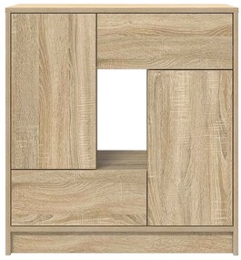 Aparador com gavetas e portas 70,5x34x74,5 cm carvalho sonoma