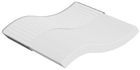 vidaXL Colchão de espuma médio suave 180x200 cm
