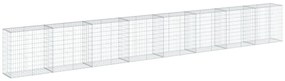 Cesto gabião com cobertura 800x50x100 cm ferro galvanizado