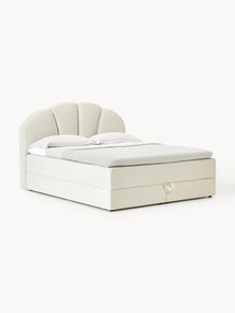 Cama boxspring com espaço de arrumação Romia
