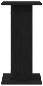 Suportes pra alto-falantes - 2 pcs, Carvalho Preto, 30 x 30 x 60 cm, M