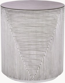 Mesa de apoio redonda em cimento Verona