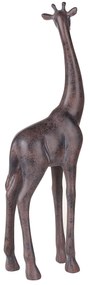 Figura decorativa castanha 55 cm MANBU Beliani