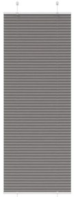 vidaXL Antracite Plissada Cega 70x200 cm Largura Tecido 69,4 cm