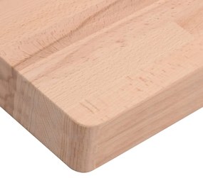 Bancada para casa de banho 60x40x4 cm madeira de faia maciça