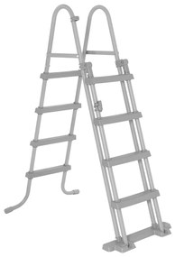 Bestway Escada de segurança Flowclear com 4 degraus 122 cm