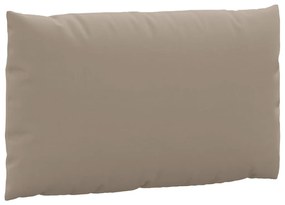 Almofadões de paletes 3 pcs tecido oxford cinza-acastanhado