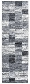vidaXL Passadeira 100x300 cm polipropileno cinzento