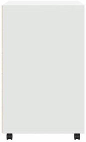 Móvel com rodas 60x48x81 cm derivados de madeira branco