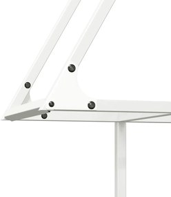 Suporte para lenha 80x25x90 cm aço laminado a frio branco