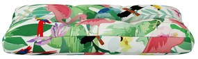 Almofadão para sofá de paletes 70x40x12 cm tecido multicolorido