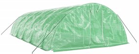 Estufa com estrutura de aço 50 m² 10x5x2,3 m verde