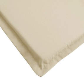 Almofadão p/ espreguiçadeira 200x60x3 cm tecido oxford bege