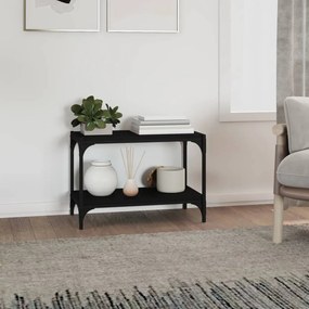 Móvel de TV 60x33x41 cm derivados de madeira e aço preto