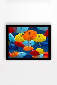 Quadro Decorativo em MDF SC0541 – Multicolor – 41 x 56 cm