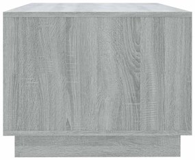 Mesa de centro 102x55x43 cm aglomerado cor sonoma cinzento