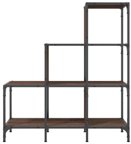 Estante 92x30x102 cm deriv. de madeira/metal carvalho castanho