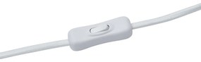Candeeiro de Mesa Japandi Bege com Vidro Opalino 18cm - Miele Japandi