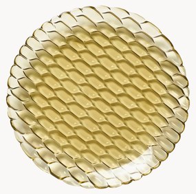 Pratos de jantar com padrão estruturado Jellies, conjunto de 4