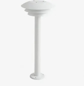 Baliza De Exterior Em Aço Inoxidável Lirano Branco - Sklum