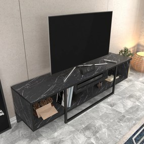 Móvel para TV Asal – Preto – 150x35,2x40 cm