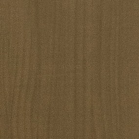 Mesa de cabeceira 40x30,5x35,5 cm pinho maciço castanho mel