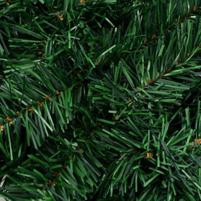 Grinalda de Natal com enfeites 4 pcs 270 cm PVC verde