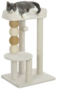 PawHut Arranhador para Gatos Altura 76 cm Arranhador para Gatos com Es