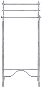 Toalheiro vertical cinzento 27 x 90 cm CHILLAN Beliani